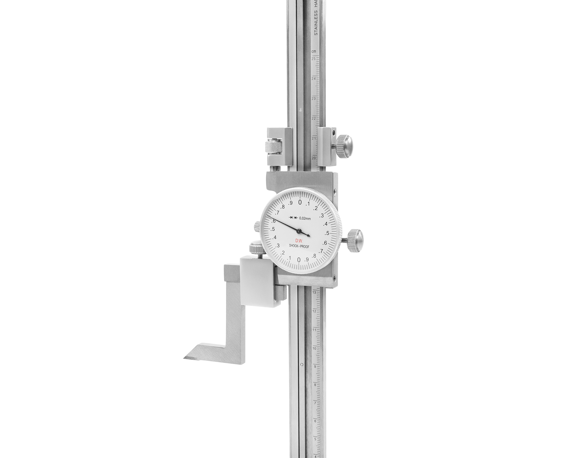 Штангенрейсмас ШРК- 250 (0-250) 0,02 с круг.шкалой (ГРСИ №88965-23) КЛБ
