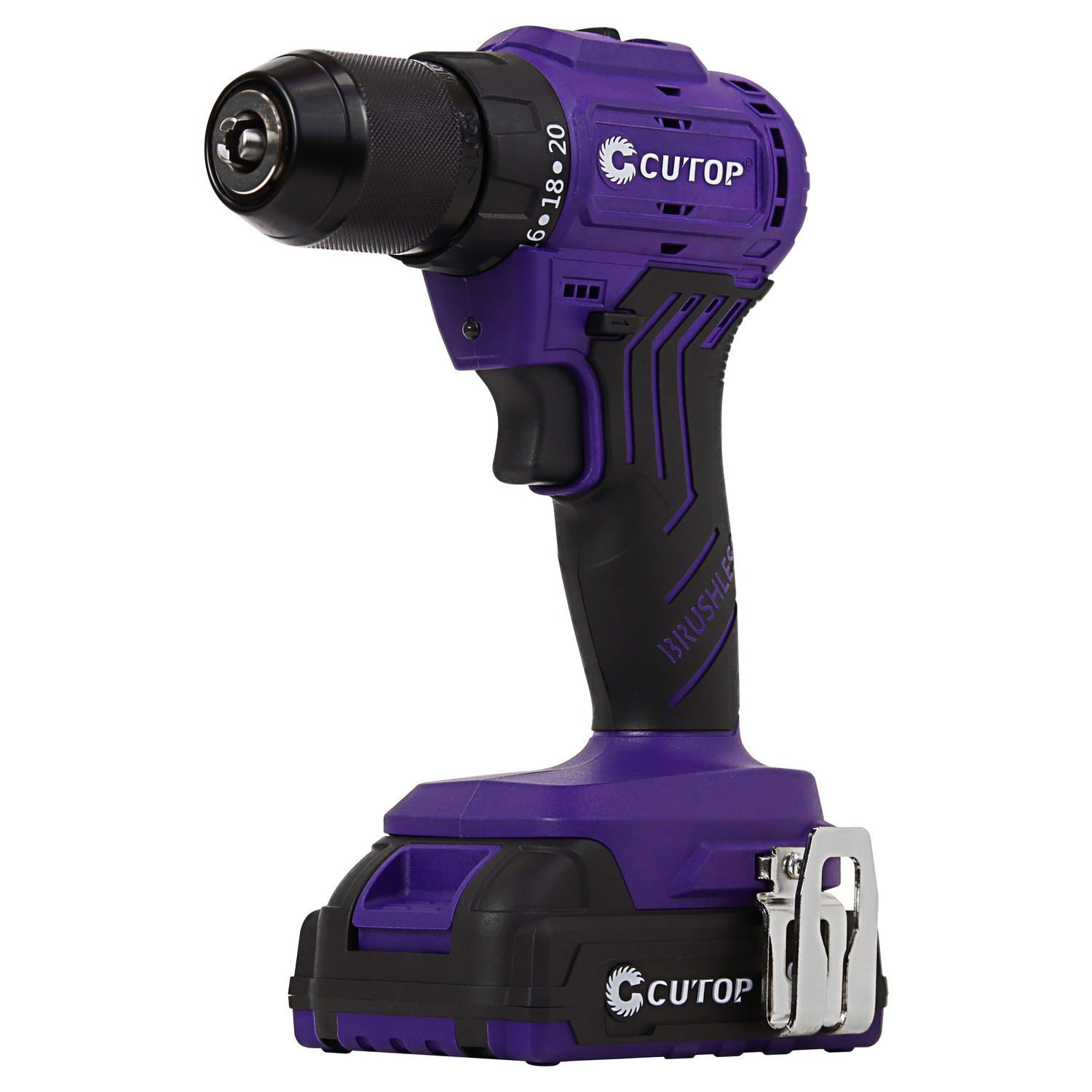 Шуруповерт Cutop E-Profi 20В, 13мм, 2 Батареи, 2ач, З/у (кулер), пл. бокс. (01-885)
