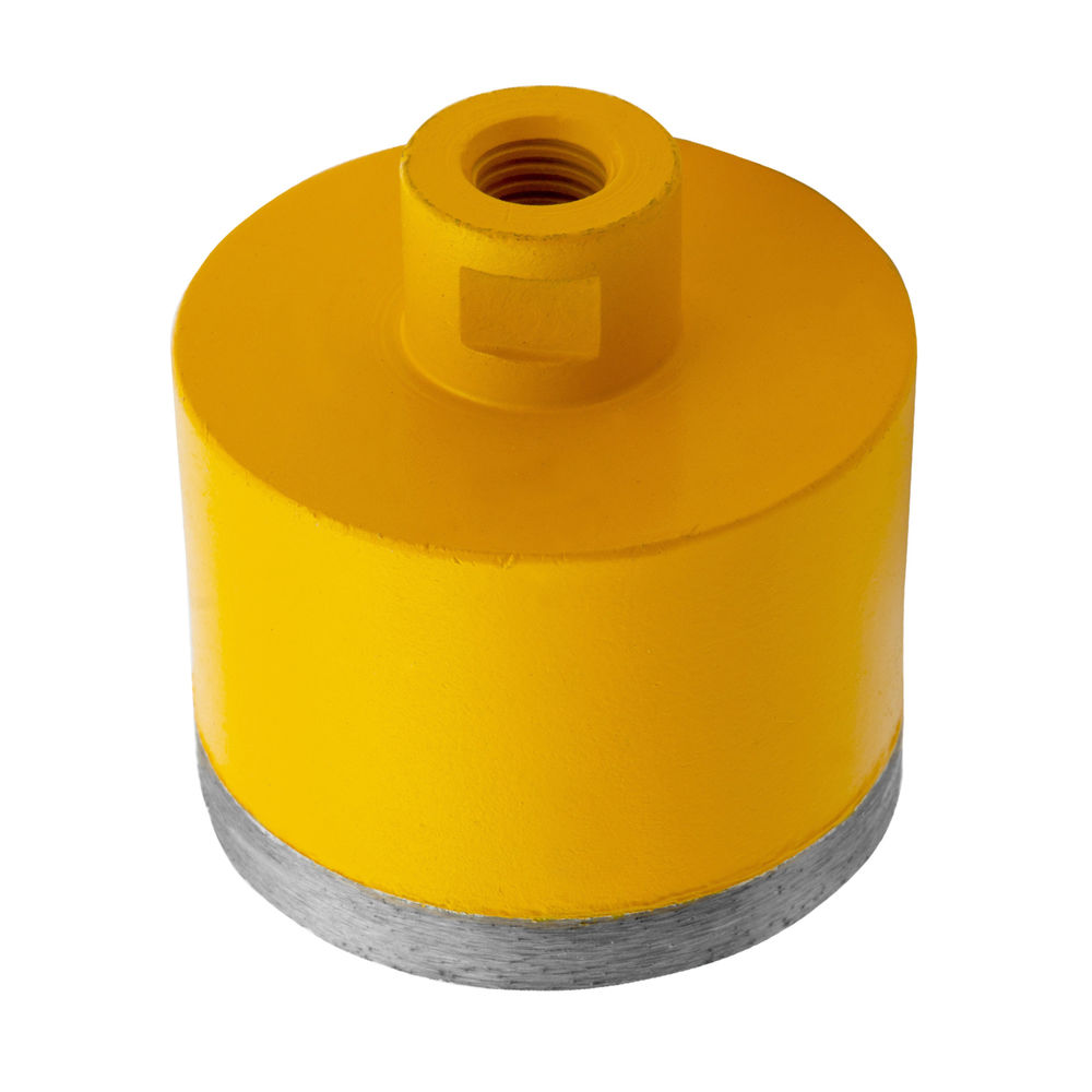 Сверло алмазное по керамограниту, 75 мм, мокрая резка, М14 Denzel (72695)