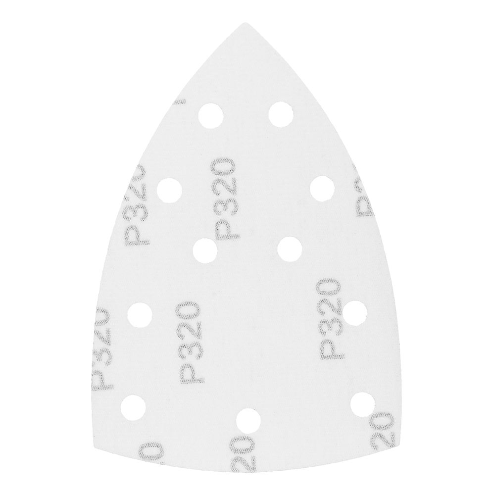 Треугольник абразивный на ворc. подложке под липучку, перф., P 320, 150х150х100 мм, 5 шт. Denzel (738677)
