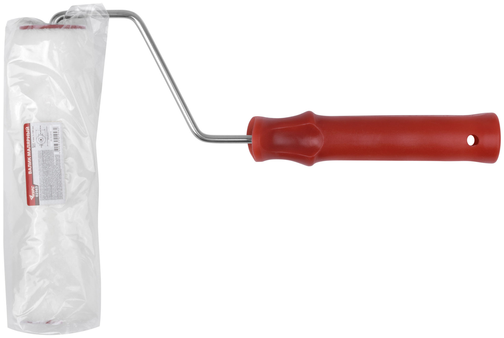 Валик велюровый, стержневая система, диам. 40/48 мм, ворс 4 мм, бюгель 6 мм, 180 мм (02563)