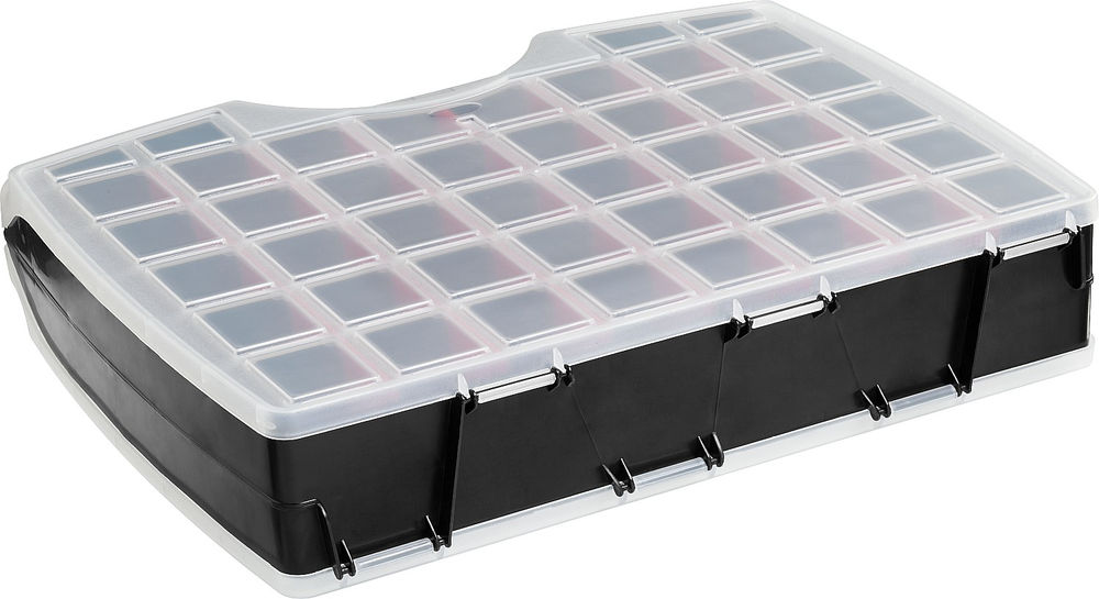 Органайзер 425 х 330 х 85 мм двухсторонний с 80 ячейками ЗУБР ДОН-80 38036-80