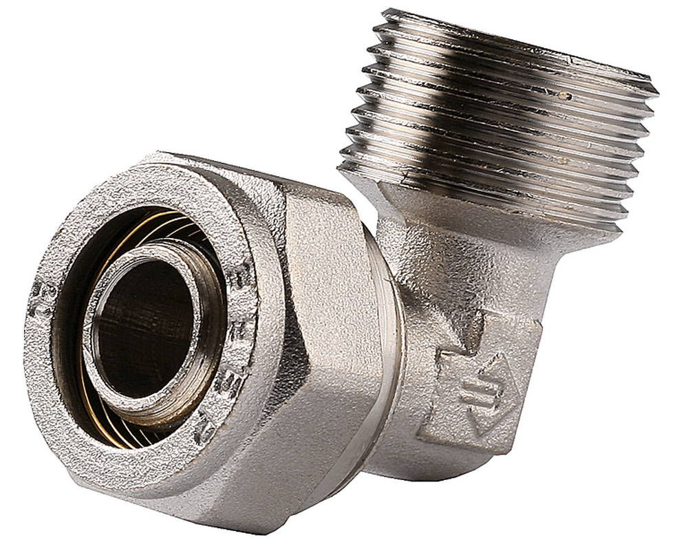 Цанга-штуцер уголок 1/2 х 20 х 2.0 мм ЗУБР 51409-20-1/2