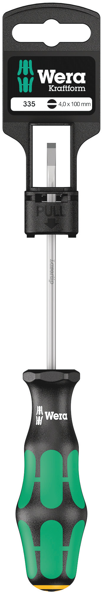 Отвёртка шлицевая 0.6 x 3.5 x 100 мм SL SB серия 335 Wera WE-100042