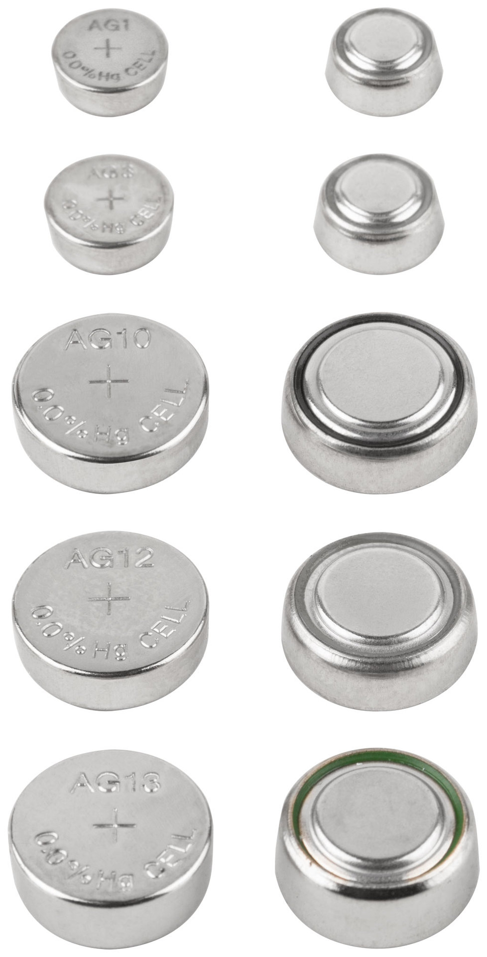 Батарейка щелочная, тип AG1*2 шт, AG3*2 шт, AG10*2 шт, AG12*2 шт, AG13*4 шт (SETLR-12BPC)