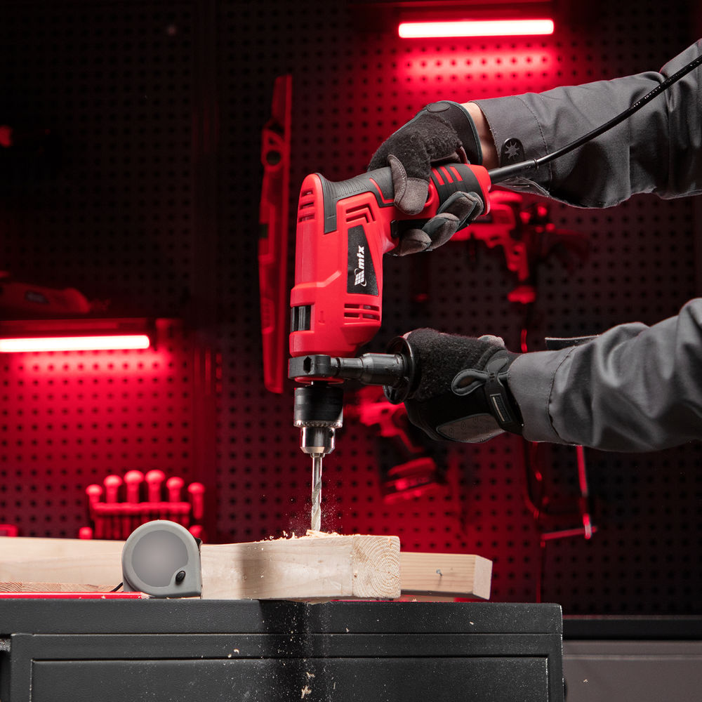 Дрель ударная MID-600, 600 Вт, 0-3000 об/мин, 0-48000 уд/мин MTX (26381)