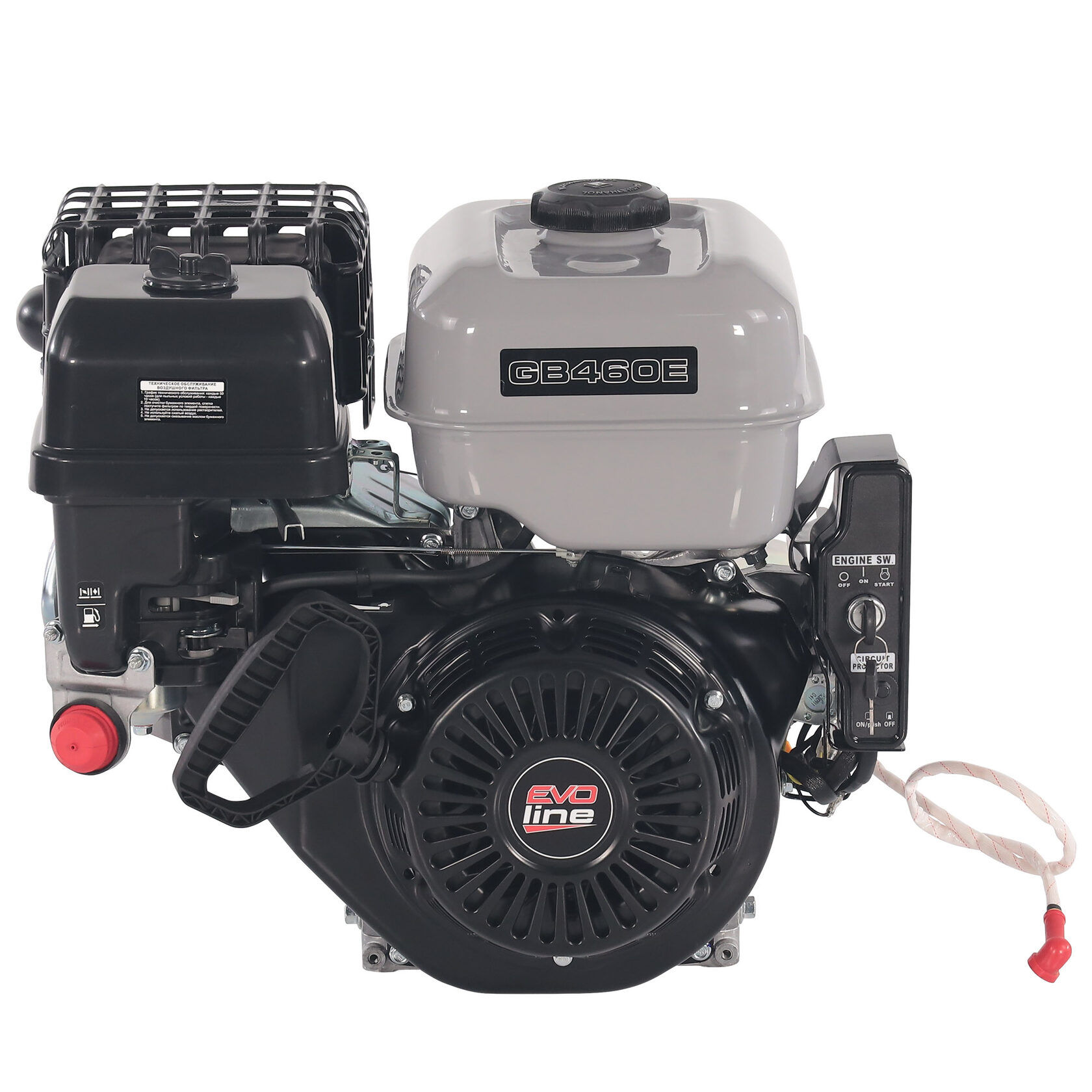 Двигатель бензиновый EVOline GB 460 E 25,4 мм