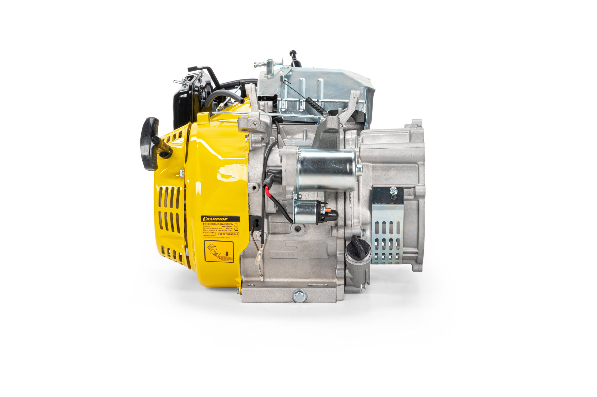 Двигатель 15лс/11кВт 420см? конус 27кг CHAMPION G420-2HCE