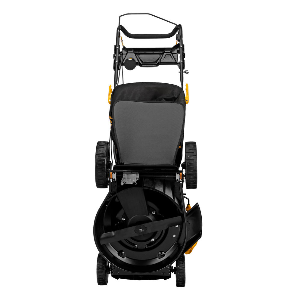 Газонокосилка бензиновая GLD-460SP, 146 куб.см, ширина 46 см, привод 7 уровней, травосборник 50 л Denzel (58803)