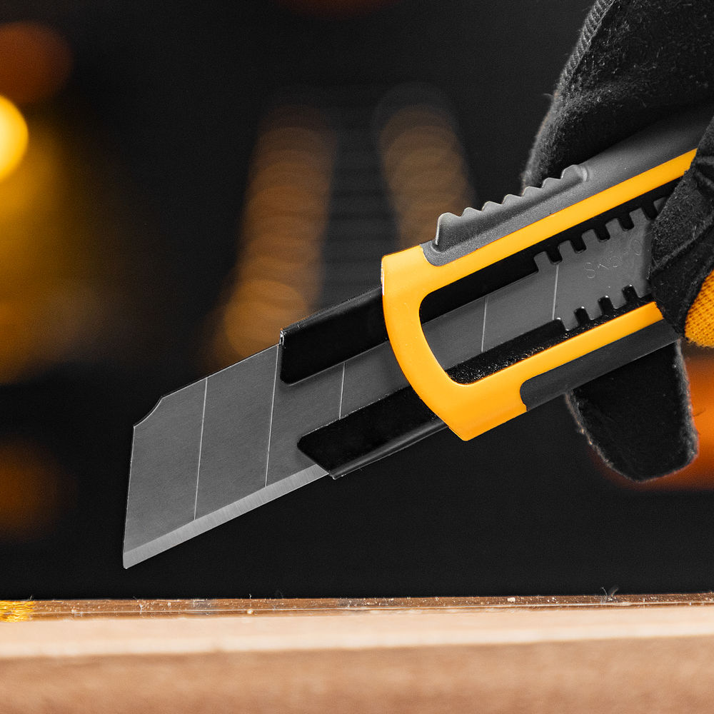 Лезвия, 25 мм, сталь SK5 - 0,7 мм, 5 штук Denzel (79316)