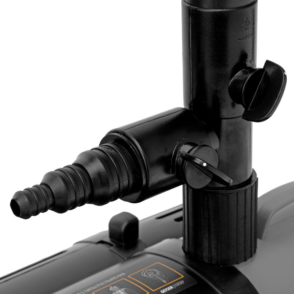 Насос фонтанный FNP90-39, 92 Вт, подъем 3,9 м, 3200 л/ч, колокольчик/каскад/гейзер Denzel (99033)