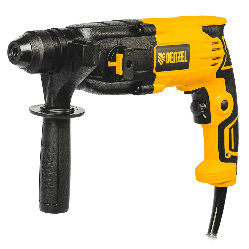 Перфоратор электрический RH-650-18, SDS-plus, 650 Вт, 2.0 Дж, 3 плюс 1 режим Denzel (26603)