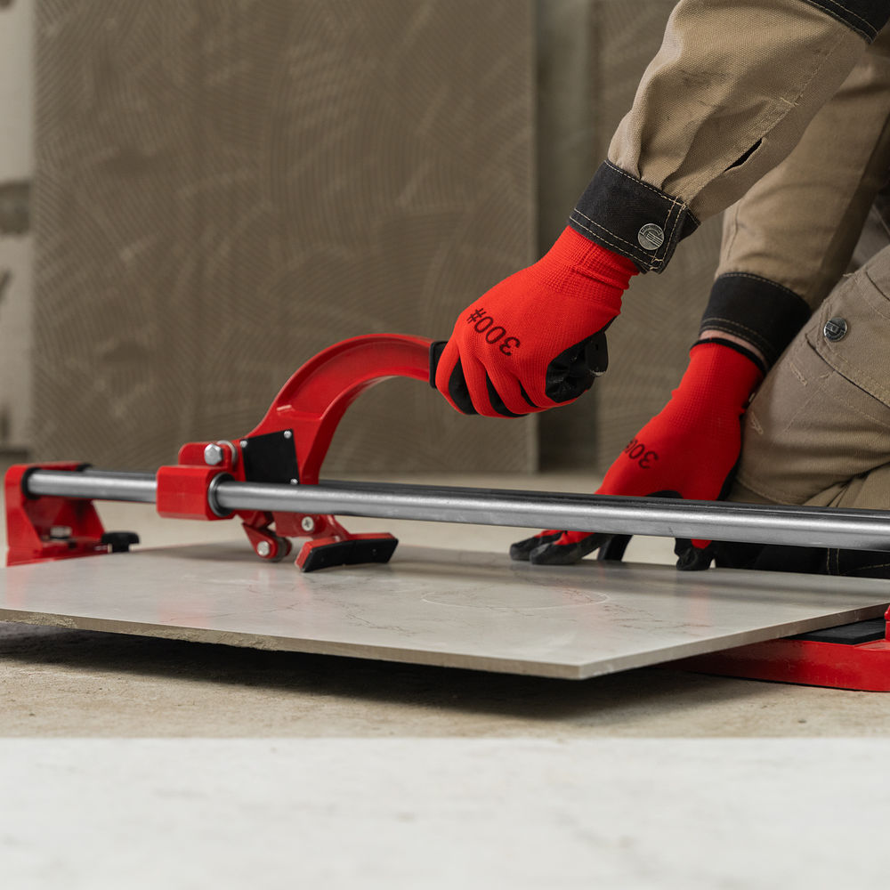 Плиткорез 600 х 16 мм, литая станина,каретка на подшипниках, усиленная рукоятка MTX (87609)