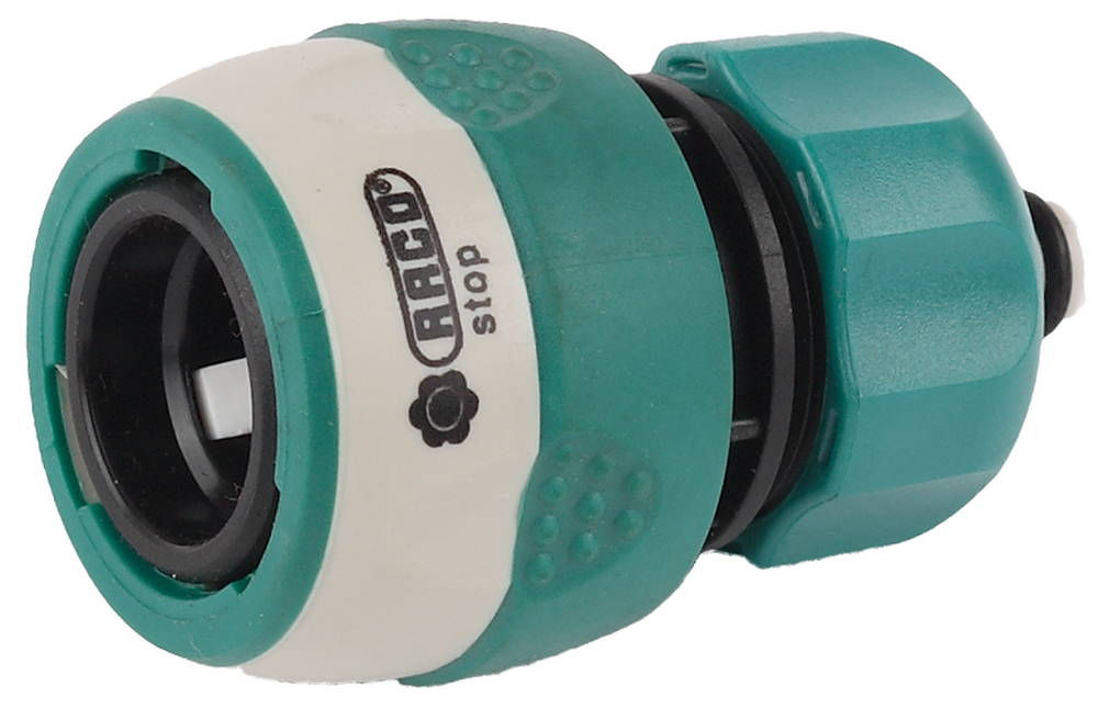 Быстросъемный соединитель COMFORT-PLUS 1/2, из ABS-пластика с TPR, с автостопом, для шланга RACO 4248-55233C