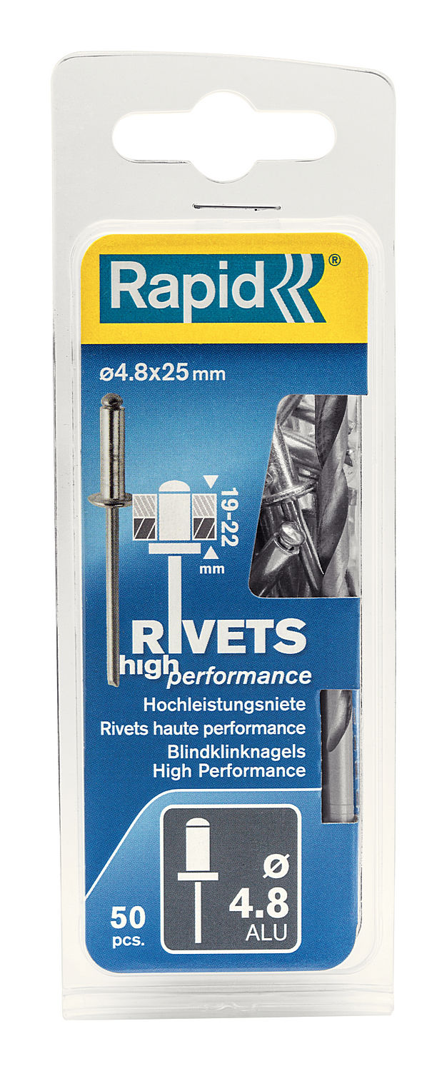 RAPID 4.8 х 25 мм, 50 шт, алюминиевая заклепка (5000392)