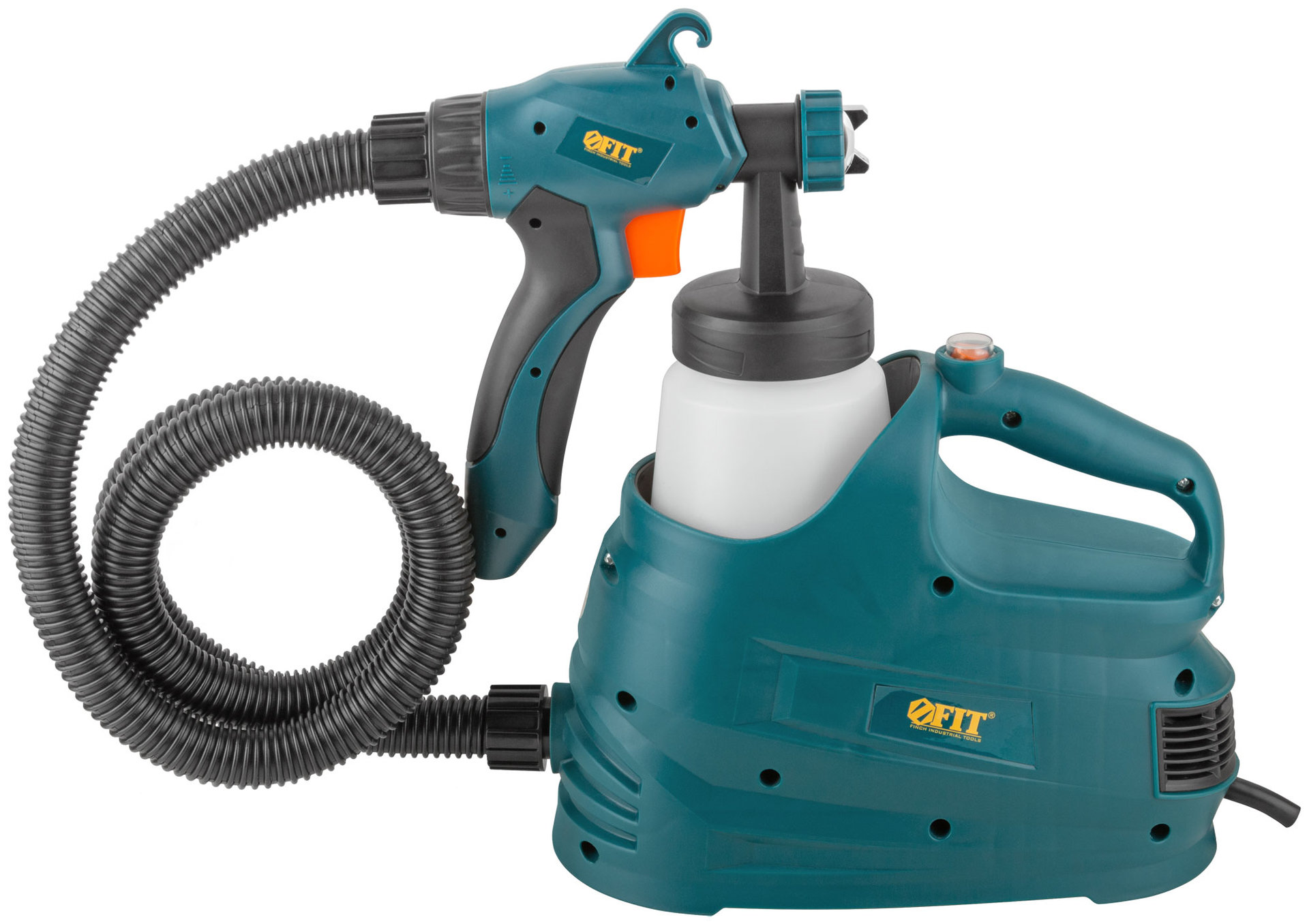 Распылитель электрический стационарный 650 Вт; 2,0 мм; 800 мл; 80 din/сек; 400 мл/мин; HVLP; коробка (80996)