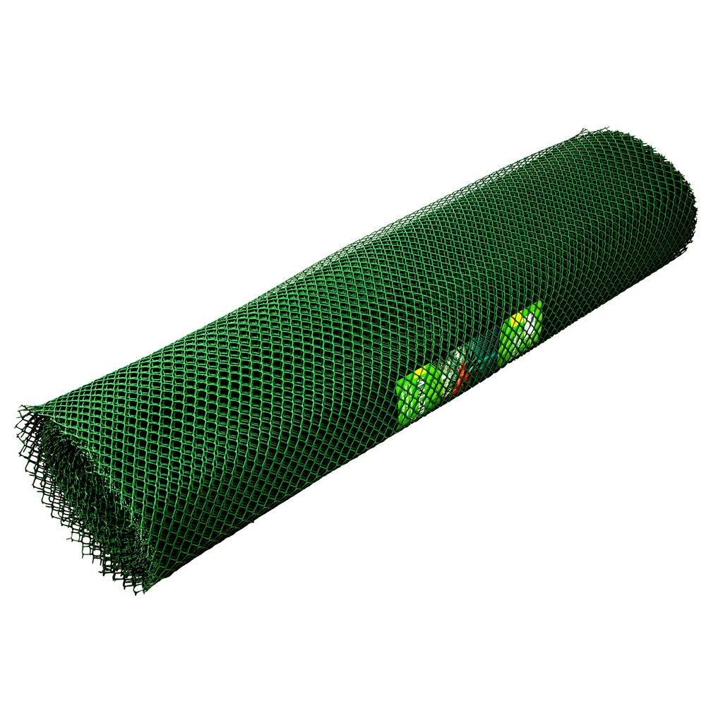 Решетка заборная в рулоне, 1.6 х 25 м, ячейка 22 х 22 мм, пластиковая, зеленая, (64525)