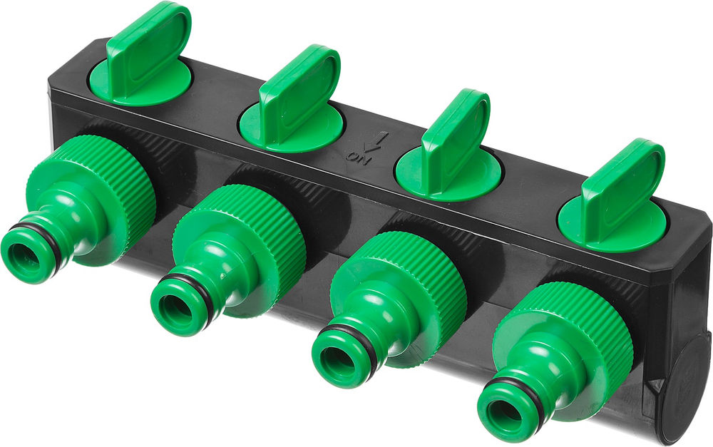 Поливочный распределитель RS-4 3/4 четырехканальный с внутренней резьбой РОСТОК 426378