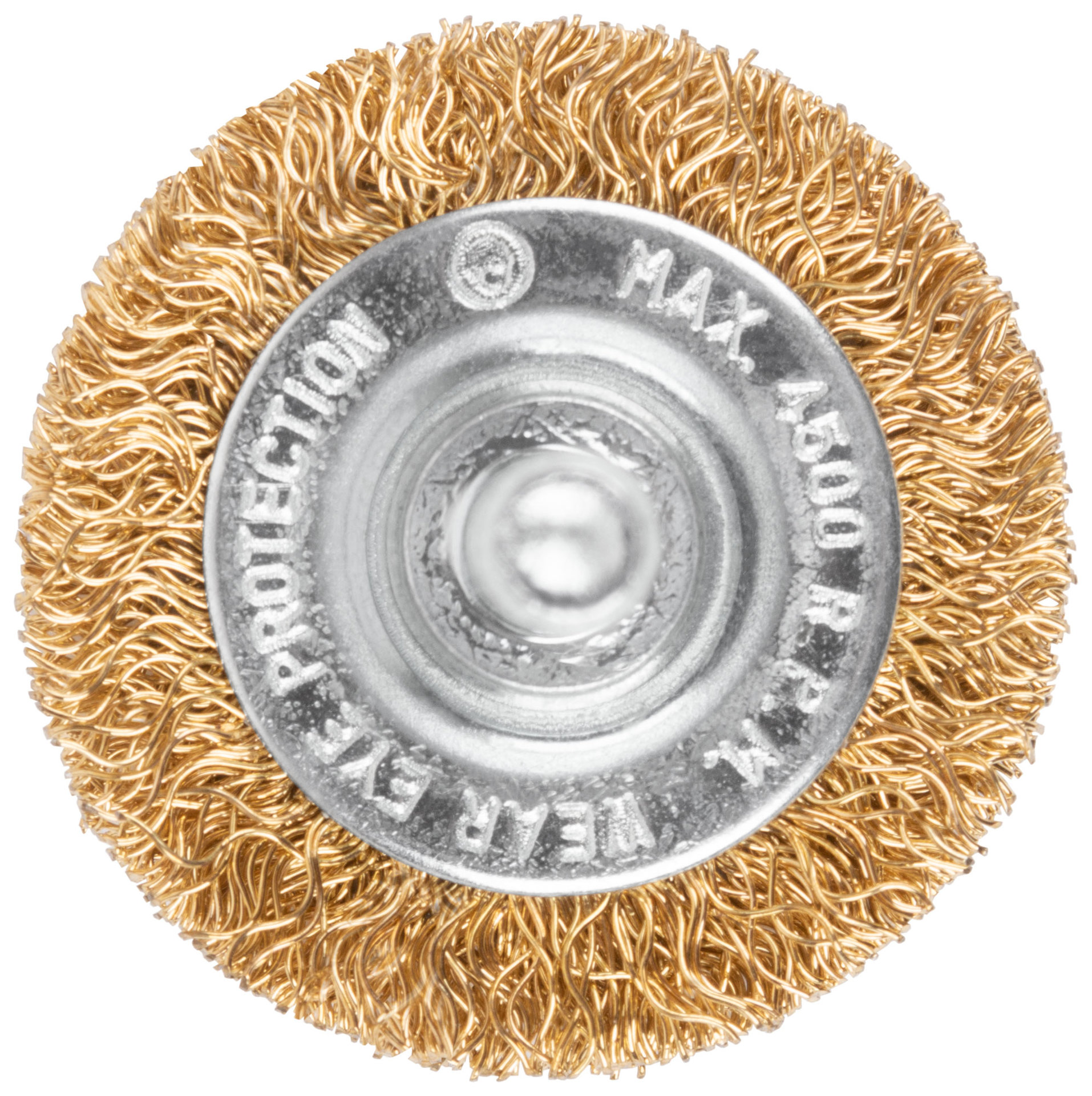 Щетка для дрели, тип Плоская, латун. витая проволока 0,3 мм, 38 мм, блистер, CUTOP Profi (82-913)