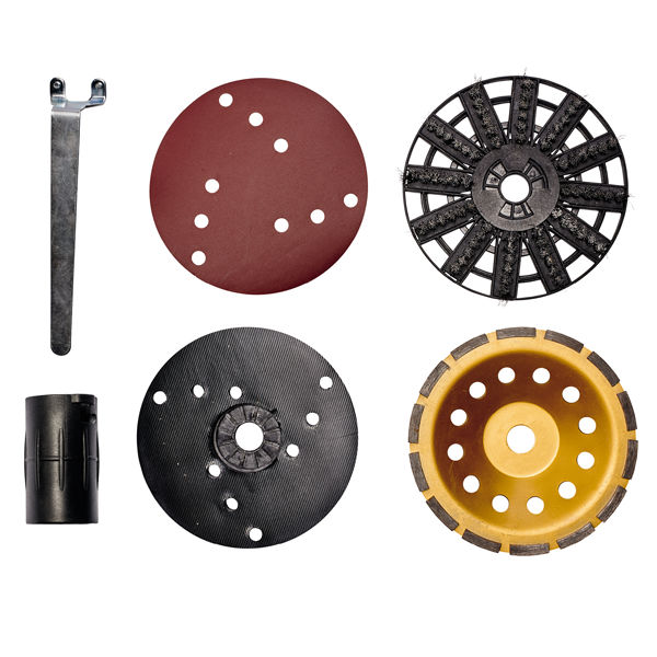 Шлифмашина д/стен и потолка Einhell TE-DW 180, 1300Вт,800-1750/мин,180мм,шкурка+алм.чашка (4259940)