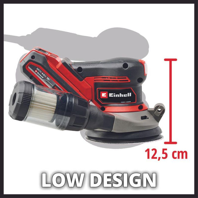 Шлифмашина эксцентриковая Einhell PXC TP-RS 18/32 Li BL, 18В,125мм,3.2мм,без АКК и ЗУ (4462020)