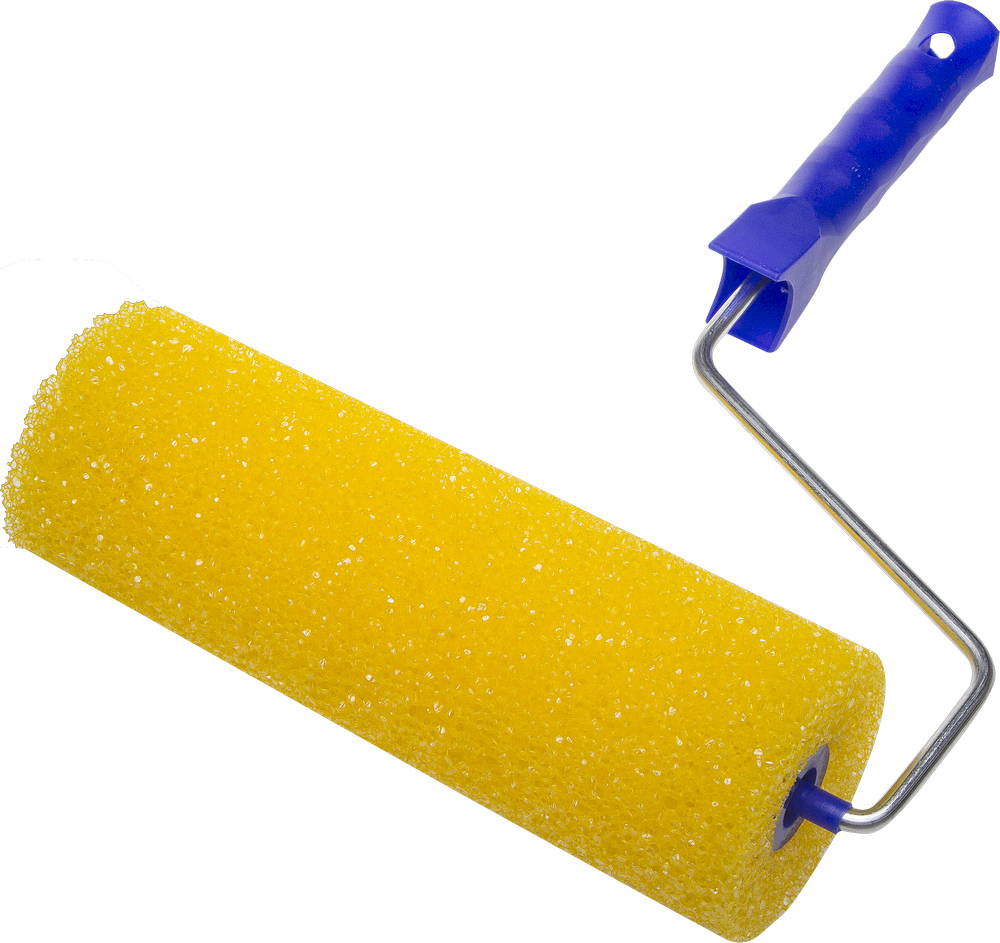 Валик малярный 80 х 240 мм, бюгель 6 мм, структурный поролон, для водоэмульсионных, акриловых красок и эмали STAYER Professional 0365-24