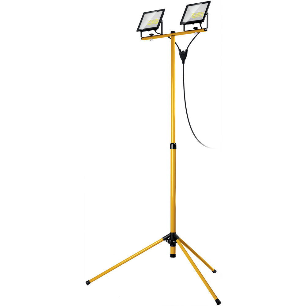 Прожекторы светодиодные на штативе 2 х 50 Вт, 6500 К, IP 65, 1.6 м LED-MAX STAYER 56925-2-50