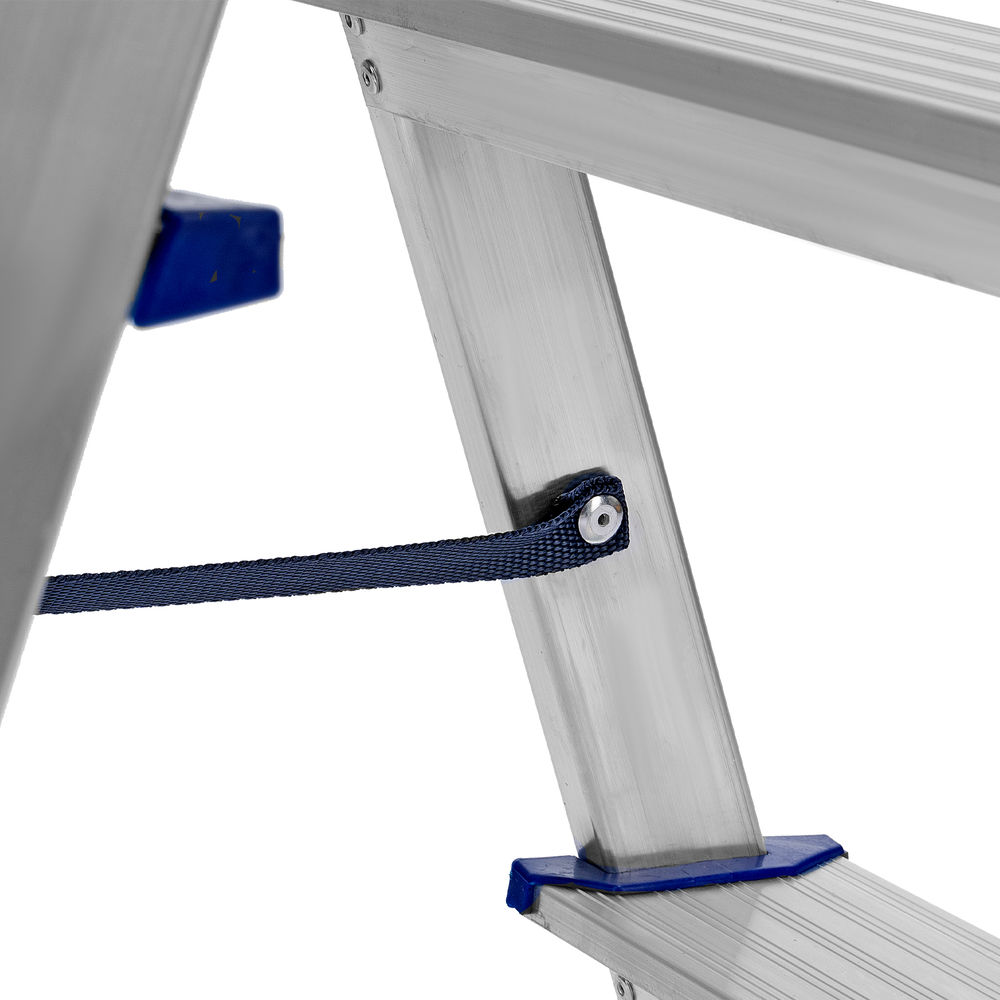 Стремянка двусторонняя 3 ступени, алюминиевая, Сибртех (97923)