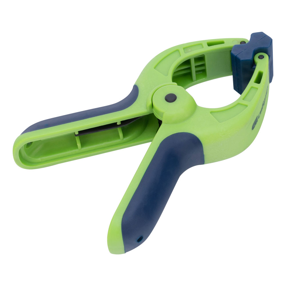 Струбцина клещеобразная 1-5/8, пластиковый корпус, двухкомпонентные рукоятки, усиленная пружина, 42 мм Сибртех (20784)