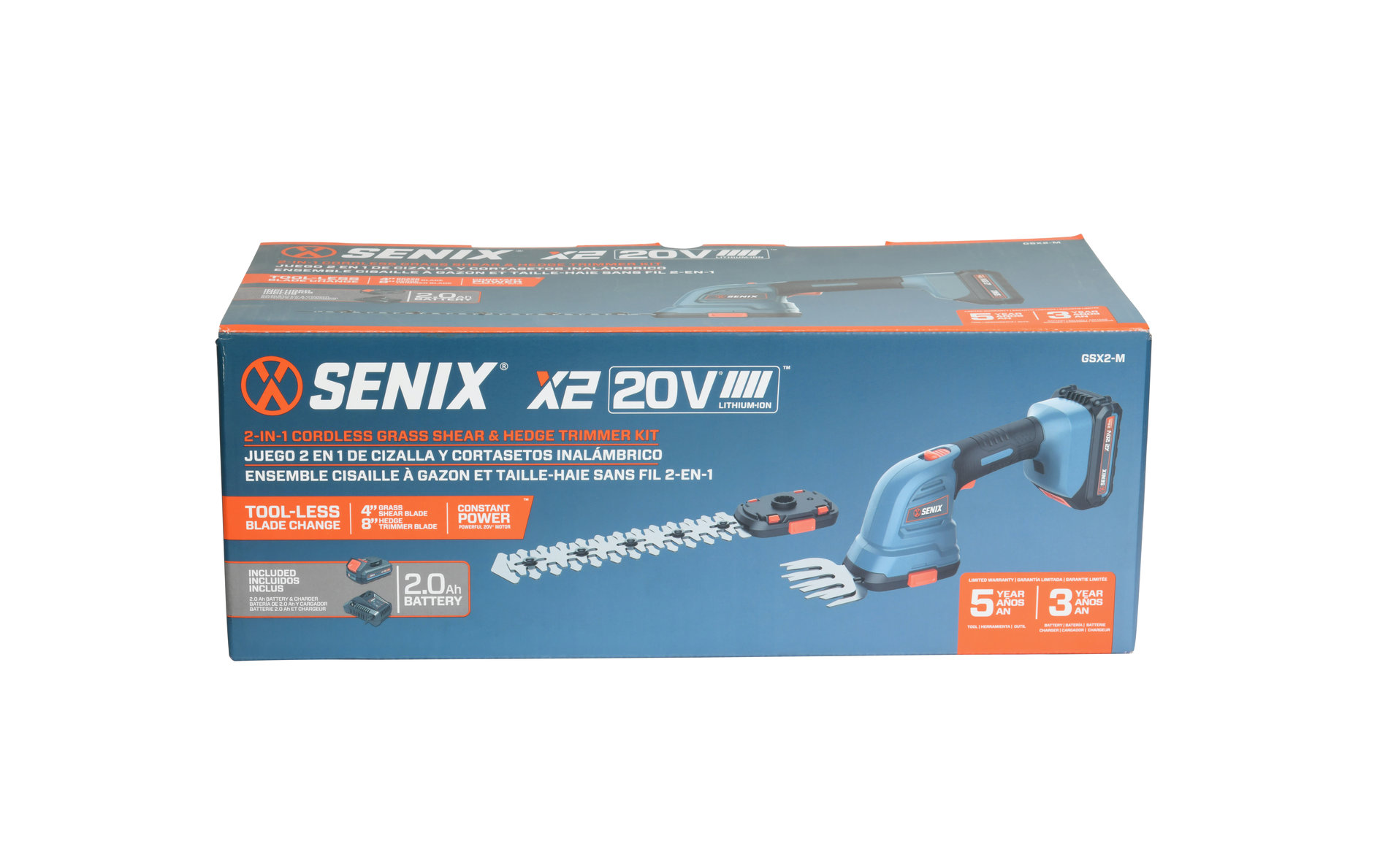 Садовые ножницы-кусторез аккумуляторные, 96 мм/ 196 мм X2 18В