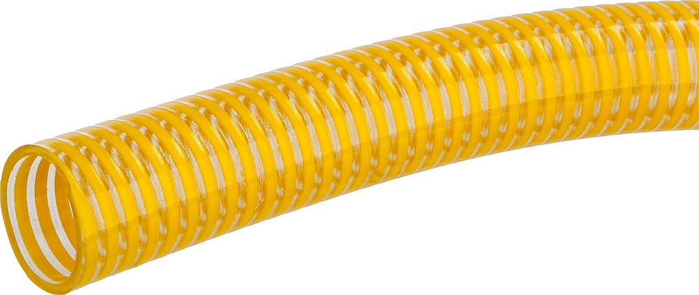 Шланг напорно-всасывающий 38 мм?15 м 10 атм со спиралью ПВХ ЗУБР Профессионал 40327-38-15
