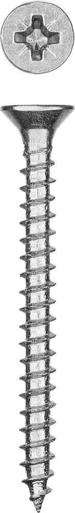 Саморез универсальный 45 х 5.0 мм, белый цинк, 3500 шт СУ-Б ЗУБР 300370-50-045