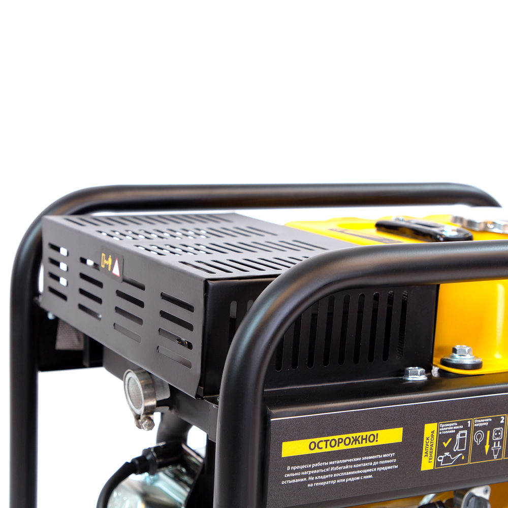 Генератор инверторный GT-2500iF, 2.5 кВт, 230 В, бак 5 л, открытый корпус, ручной старт Denzel (94704)