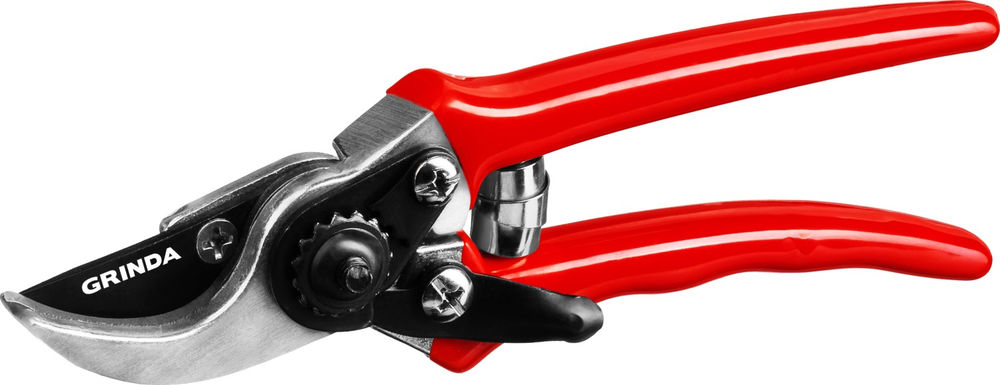 Плоскостной мини-секатор G-44, 152 мм, закаленные лезвия, тефлоновое покрытие, алюминиевые рукоятки, виниловое покрытие GRINDA 8-423000_z02