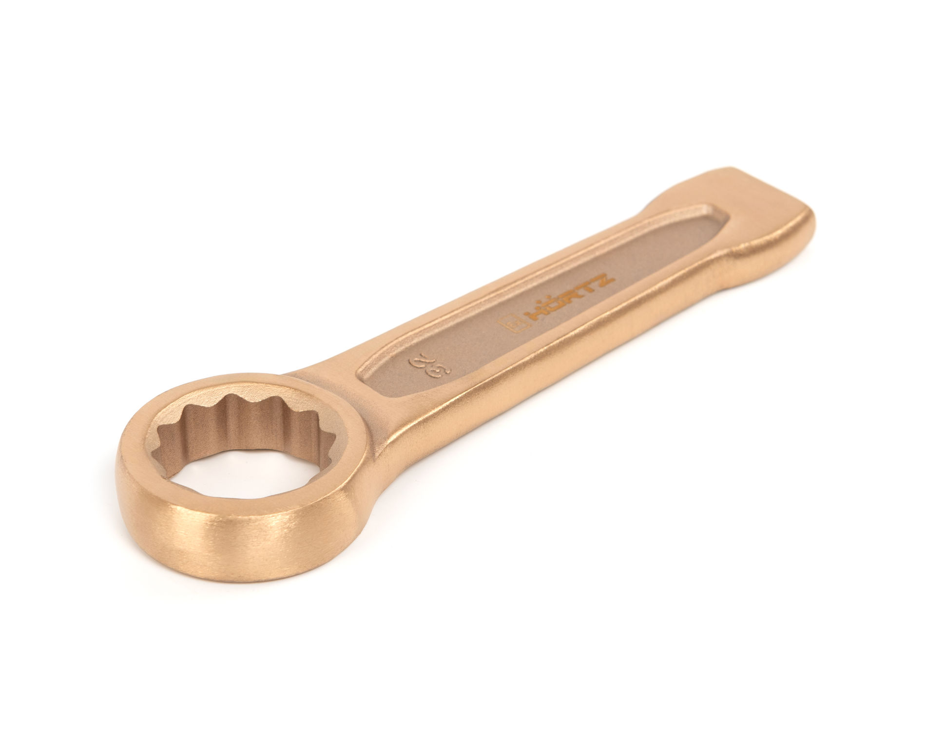 Ключ гаечный накидной ударный 32 искробезопасный сплав BeCu 160-32, HORTZ