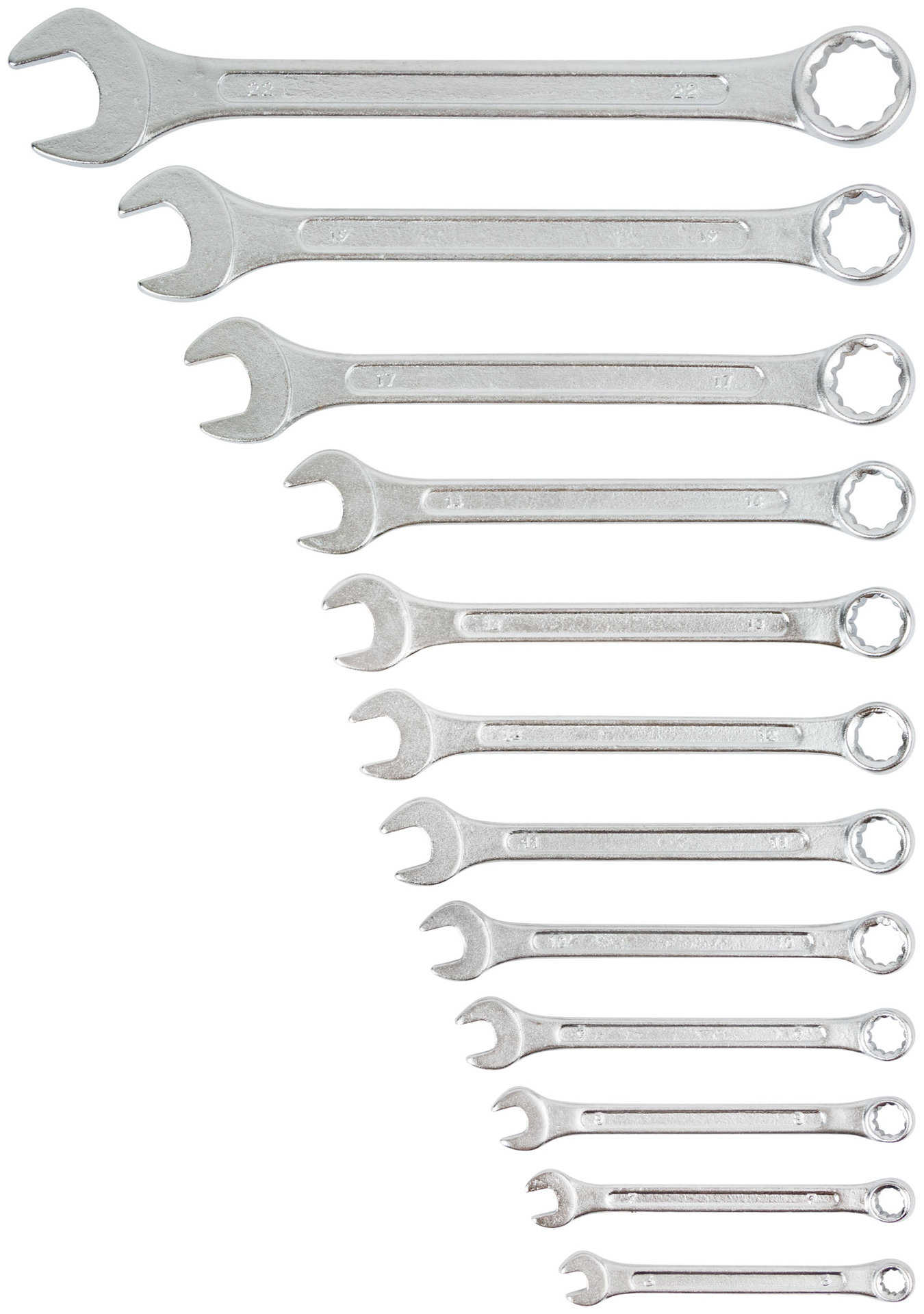 Ключи комбинированные в пластиковом держателе Хард, набор 12 шт. ( 6-22 мм ) (63426)