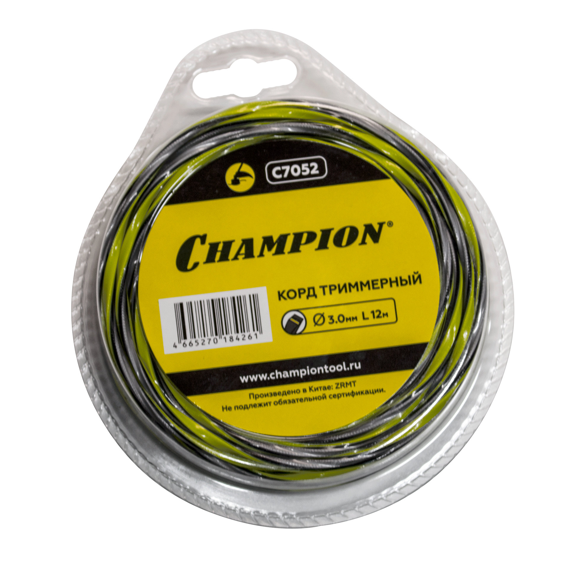 Корд трим.CHAMPION Tornado 3.0мм* 12м (витой квадрат) (C7052)
