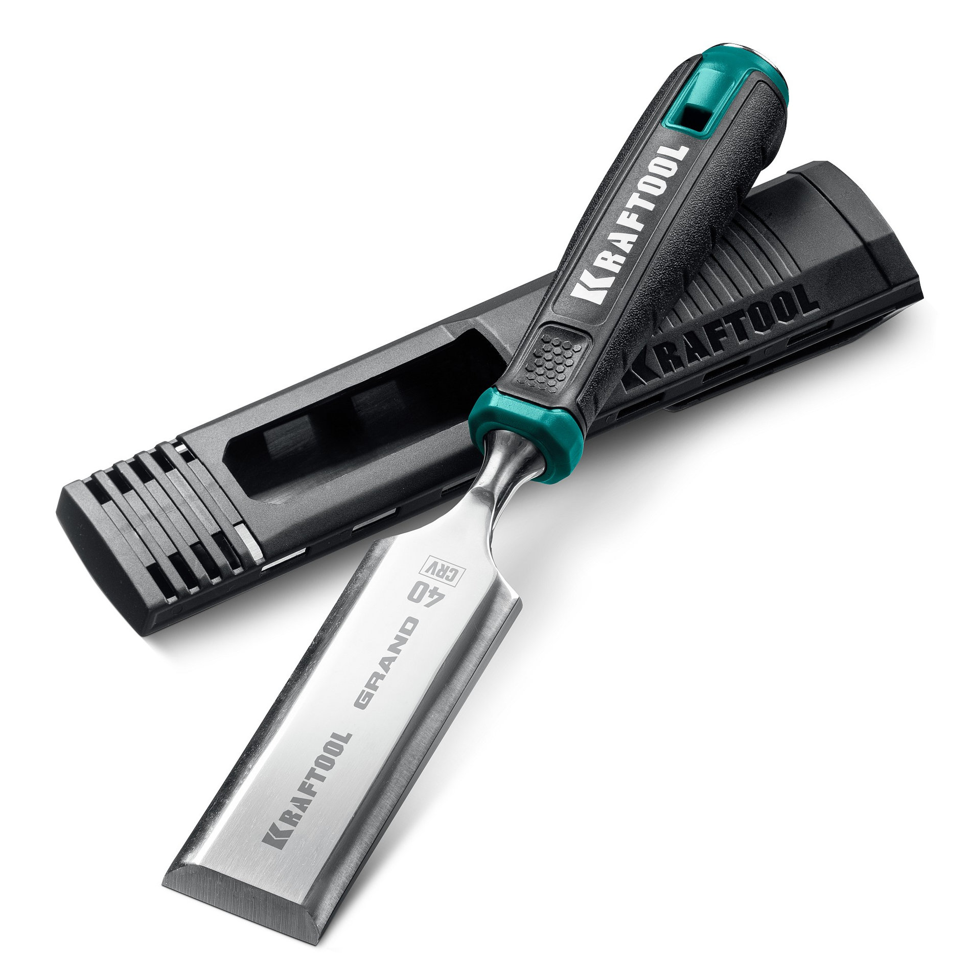 KRAFTOOL GRAND стамеска-долото с двухкомпонентной рукояткой, 40 мм (1818-40)