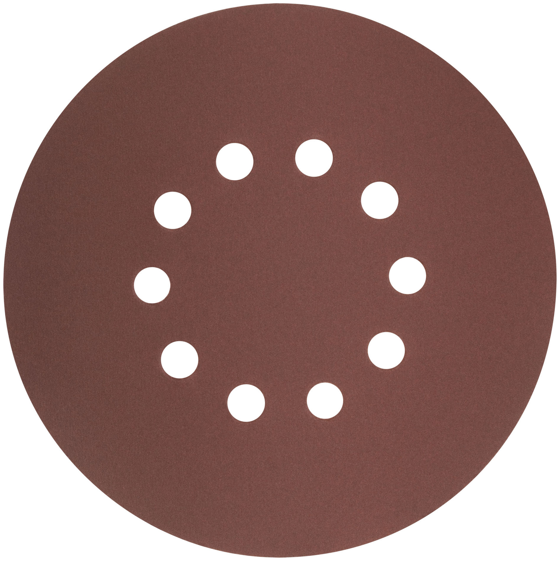Круги шлифовальные с отверстиями (липучка), алюминий-оксидные, 225 мм, 5 шт. Р 240 (39899)
