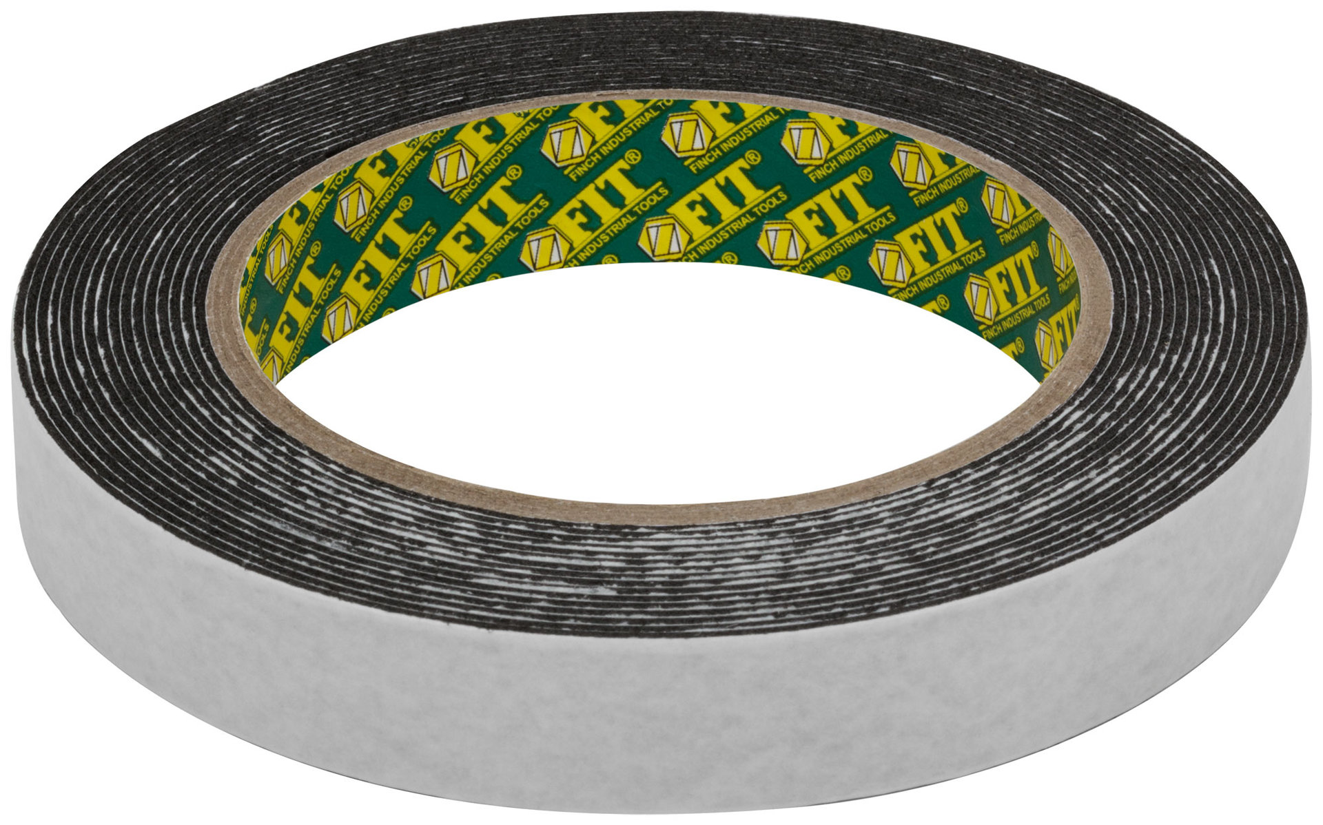 Лента клеящая, 2-х сторонняя монтажная,на вспененной основе, черная, 19 мм х 5 м (11791)