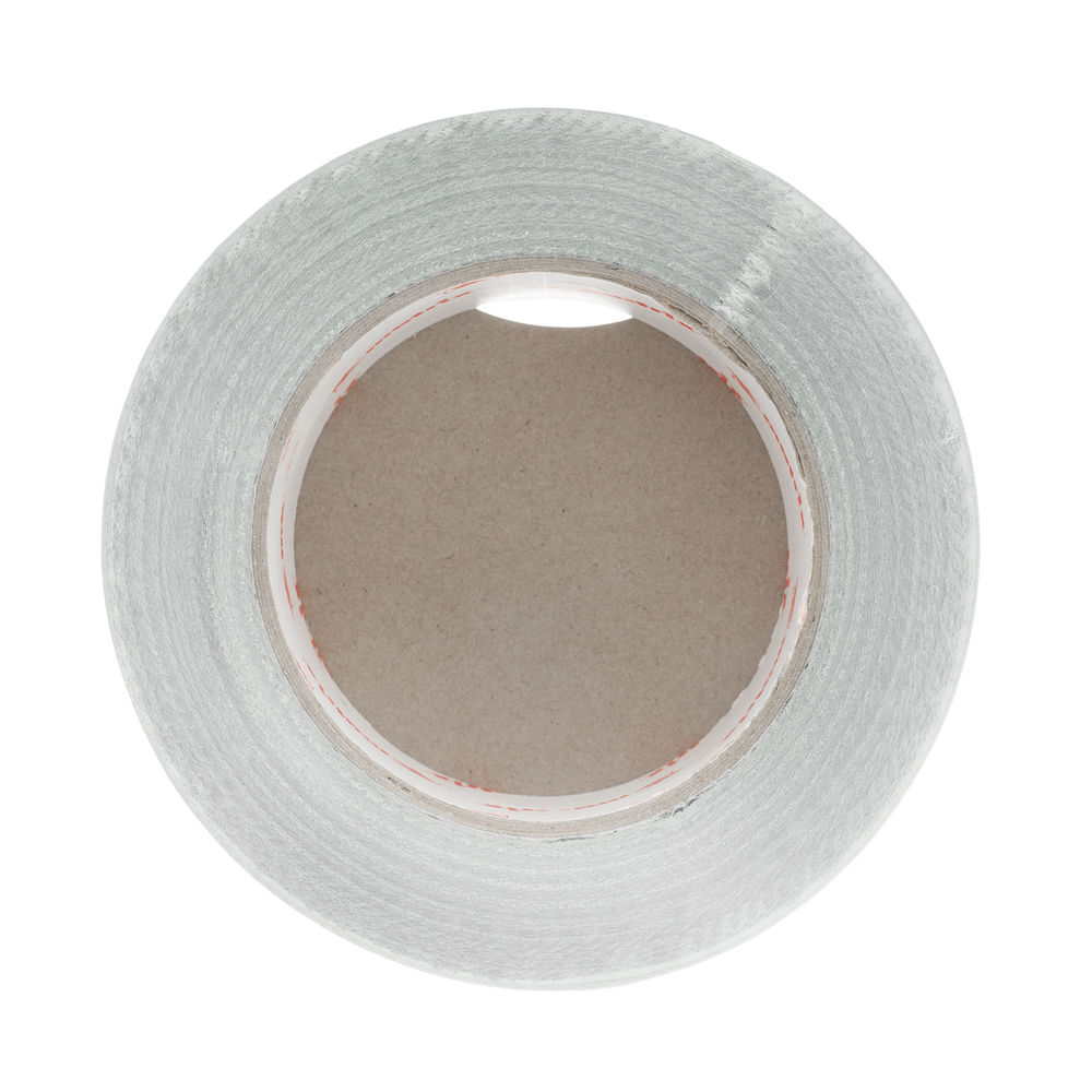 Лента клейкая армированная, влагостойкая, 48 мм х 45 м, серебристая Matrix (89069)