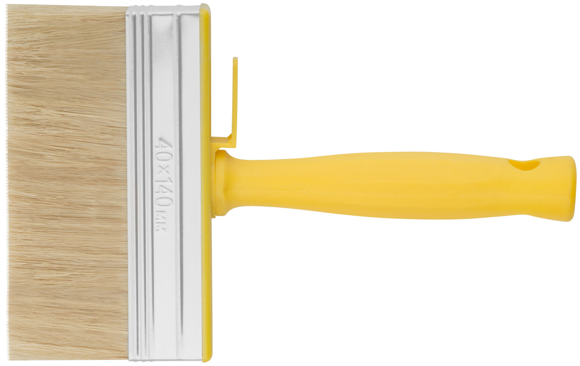 Макловица, натур.светлая щетина, пластиковый корпус, полая ручка, мини 40 х 140 мм (01644)