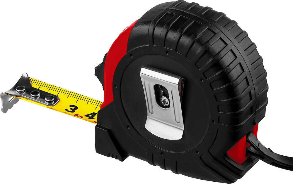 Рулетка Rubber 5 м х 18 мм MIRAX 34011-05-18