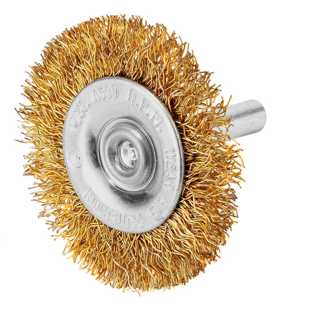 Набор щеток для дрели, 3 шт, 1 плоская, 50 мм, 2 чашки, 25-50 мм, со шпильками Matrix (74486)