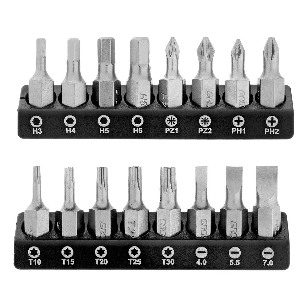 Набор торцевых головок, трещотка 120 зубьев, 1/2,3/8”, CrV, 36 предметов Gross