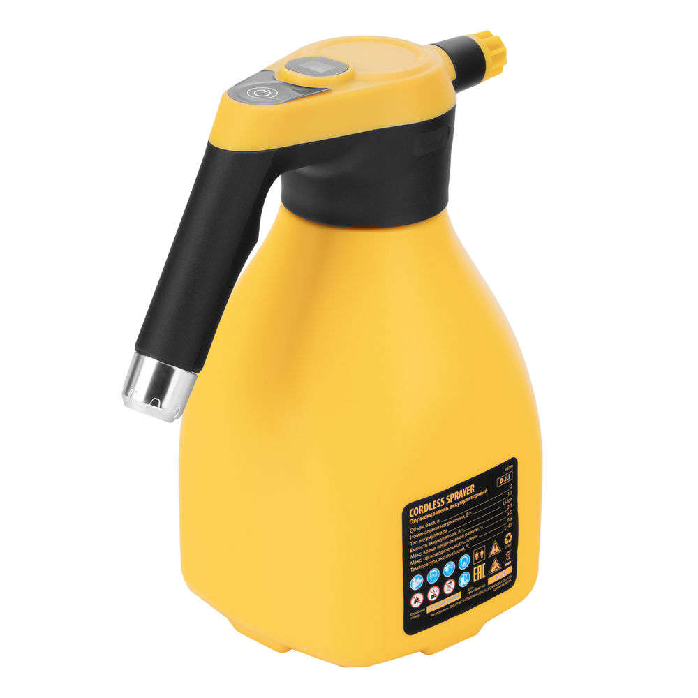 Опрыскиватель аккумуляторный D-2LI, 2 л, 3,7 В, 2,2 Ач Denzel (64791)