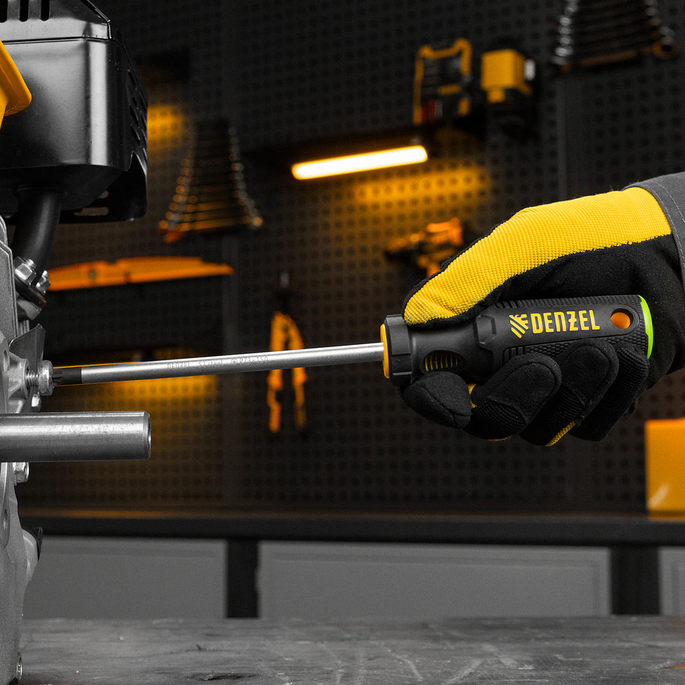 Отвертка, PZ3x150 мм, S2, 3к рукоятка Denzel (122097)