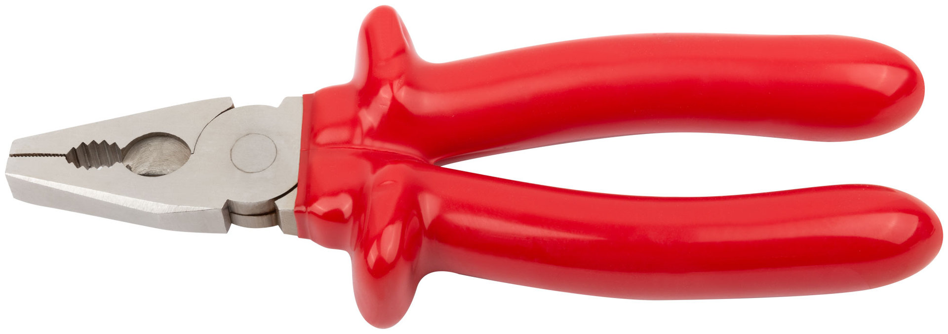 Плоскогубцы комбинированные Энергия,1000 В, никелир.покрытие, 2-х слойные изолированные ручки 200 мм (50765)