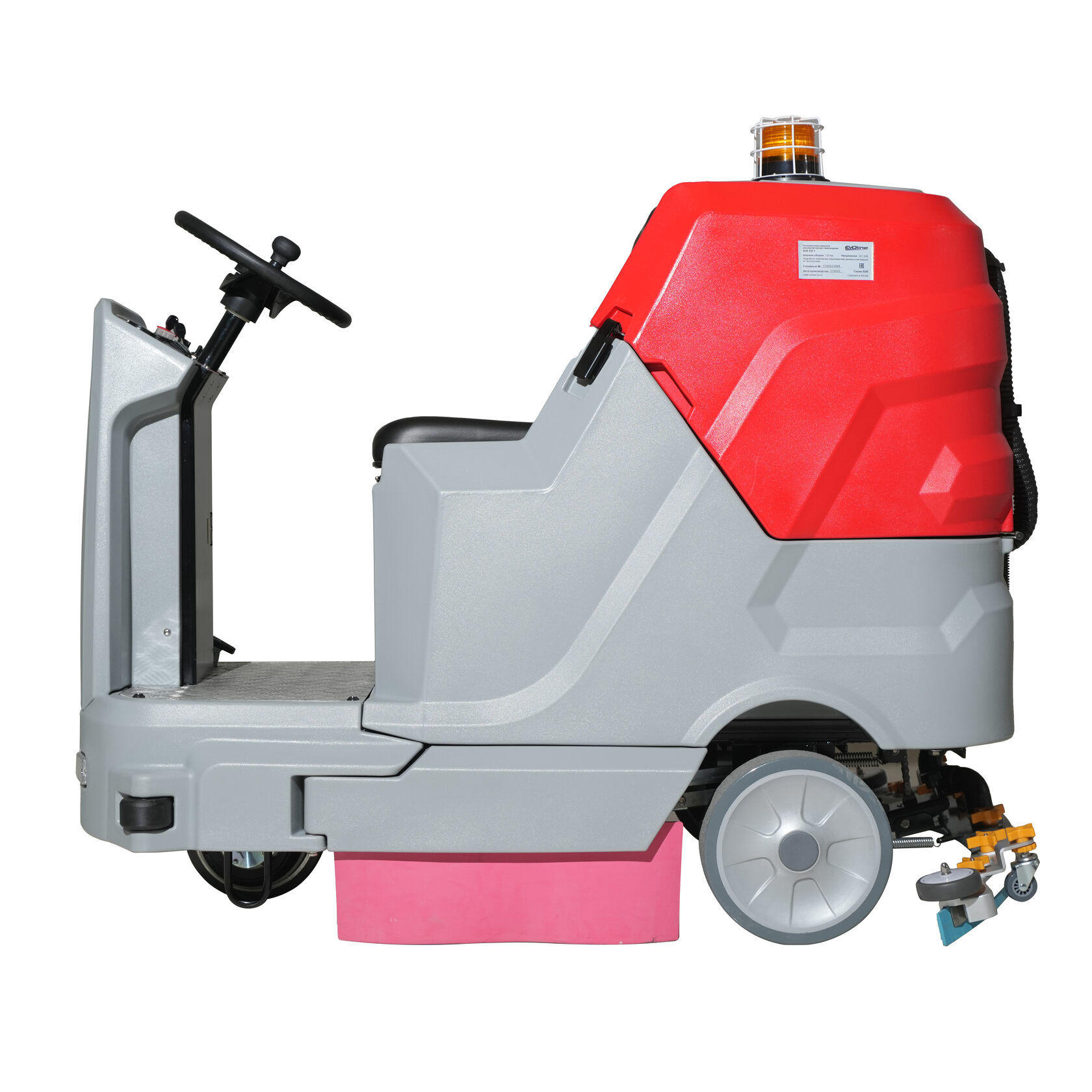 Поломоечная машина аккумуляторная с сиденьем EVOline SDB 860 T (без АКБ и ЗУ)