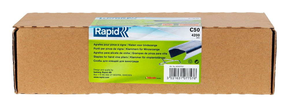Скобы кольцевые профессиональные для LIG150 С50, 4 - 14 мм, 4200 шт RAPID 40107757